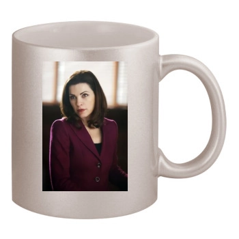 Julianna Margulies 11oz Metallic Silver Mug