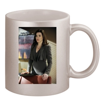 Julianna Margulies 11oz Metallic Silver Mug