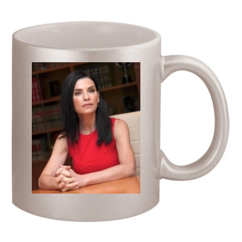 Julianna Margulies 11oz Metallic Silver Mug