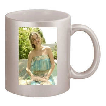 Julie Gonzalo 11oz Metallic Silver Mug