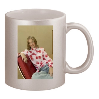 Julie Gonzalo 11oz Metallic Silver Mug