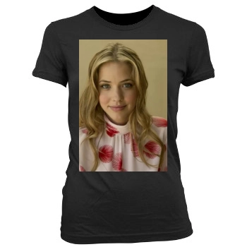 Julie Gonzalo Women's Junior Cut Crewneck T-Shirt