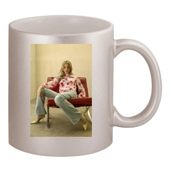 Julie Gonzalo 11oz Metallic Silver Mug