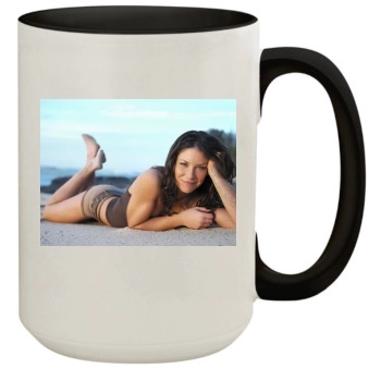 Evangeline Lilly 15oz Colored Inner & Handle Mug