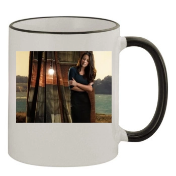 Evangeline Lilly 11oz Colored Rim & Handle Mug