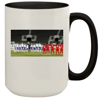 Finland National football team 15oz Colored Inner & Handle Mug