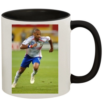 France National football team 11oz Colored Inner & Handle Mug