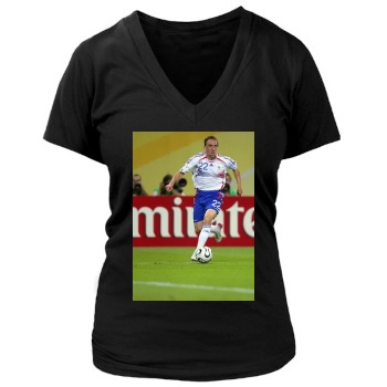 France National football team Women's Deep V-Neck TShirt