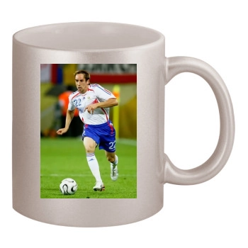 France National football team 11oz Metallic Silver Mug