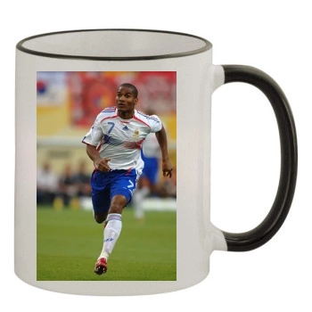 France National football team 11oz Colored Rim & Handle Mug