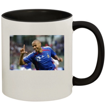 France National football team 11oz Colored Inner & Handle Mug