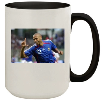 France National football team 15oz Colored Inner & Handle Mug