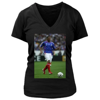 France National football team Women's Deep V-Neck TShirt