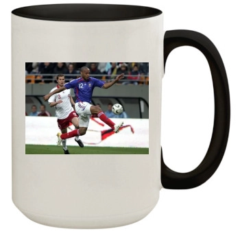 France National football team 15oz Colored Inner & Handle Mug