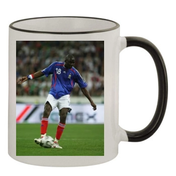 France National football team 11oz Colored Rim & Handle Mug