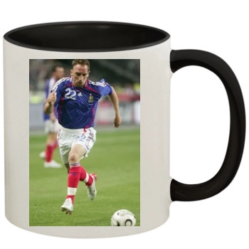 France National football team 11oz Colored Inner & Handle Mug