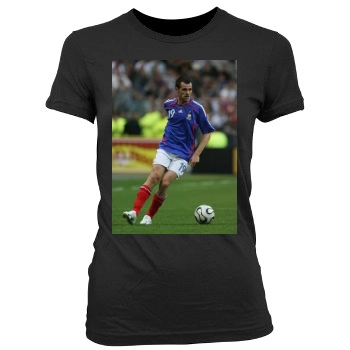 France National football team Women's Junior Cut Crewneck T-Shirt