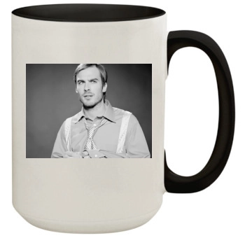 Ian Somerhalder 15oz Colored Inner & Handle Mug