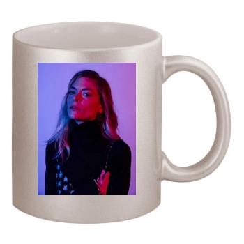 Jaime King 11oz Metallic Silver Mug