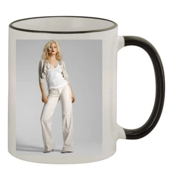 Jaime King 11oz Colored Rim & Handle Mug