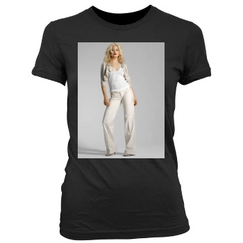 Jaime King Women's Junior Cut Crewneck T-Shirt