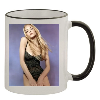 Jaime King 11oz Colored Rim & Handle Mug