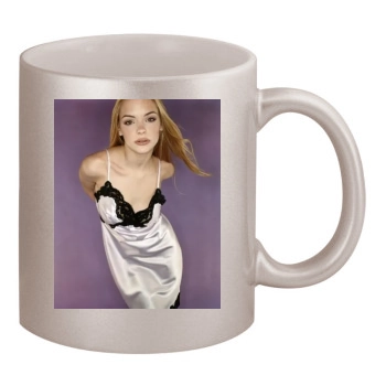 Jaime King 11oz Metallic Silver Mug