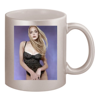 Jaime King 11oz Metallic Silver Mug