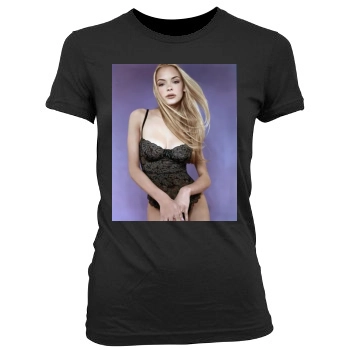 Jaime King Women's Junior Cut Crewneck T-Shirt