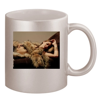 Jaime King 11oz Metallic Silver Mug