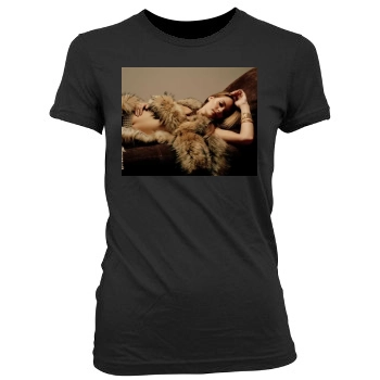 Jaime King Women's Junior Cut Crewneck T-Shirt