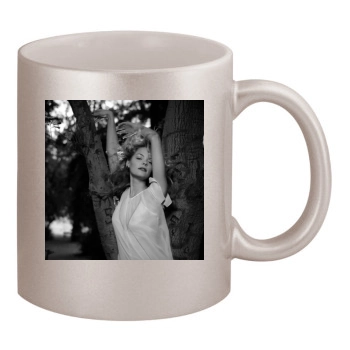 Jaime King 11oz Metallic Silver Mug