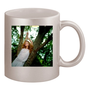 Jaime King 11oz Metallic Silver Mug