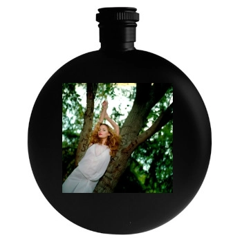 Jaime King Round Flask