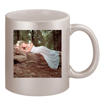 Jaime King 11oz Metallic Silver Mug