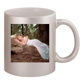 Jaime King 11oz Metallic Silver Mug