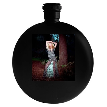 Jaime King Round Flask