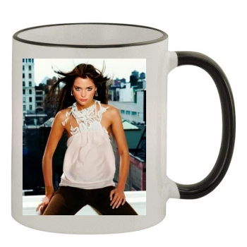 Jaime King 11oz Colored Rim & Handle Mug