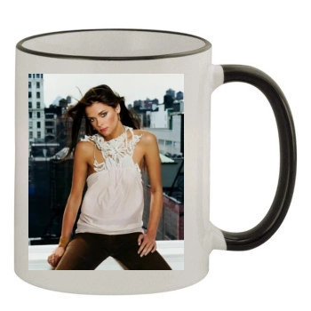 Jaime King 11oz Colored Rim & Handle Mug