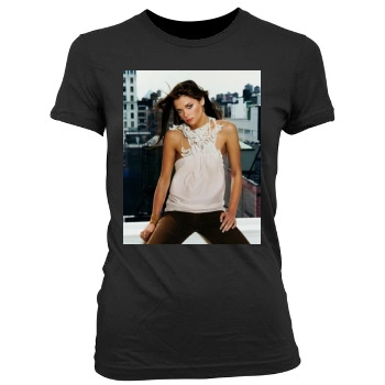 Jaime King Women's Junior Cut Crewneck T-Shirt