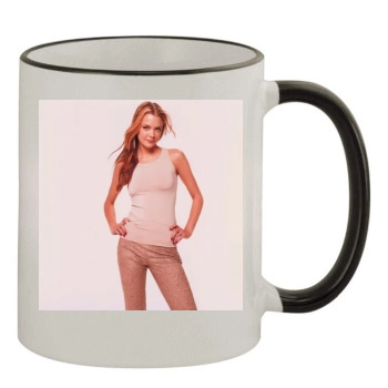 Jaime King 11oz Colored Rim & Handle Mug