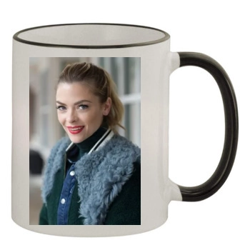 Jaime King 11oz Colored Rim & Handle Mug