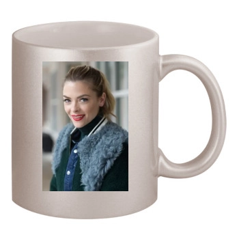 Jaime King 11oz Metallic Silver Mug