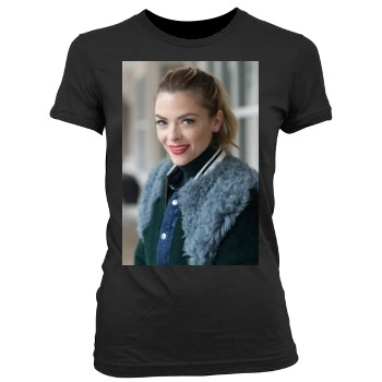 Jaime King Women's Junior Cut Crewneck T-Shirt