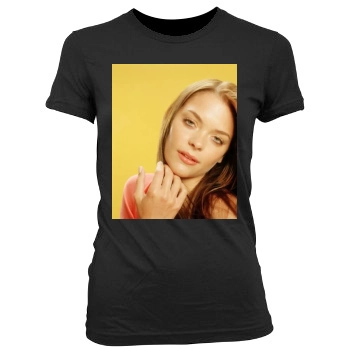 Jaime King Women's Junior Cut Crewneck T-Shirt