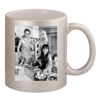 Jaime King 11oz Metallic Silver Mug