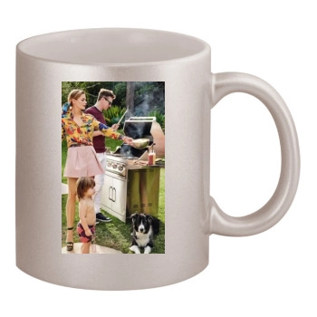 Jaime King 11oz Metallic Silver Mug