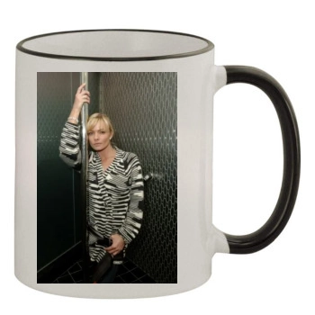 Jaime Pressly 11oz Colored Rim & Handle Mug