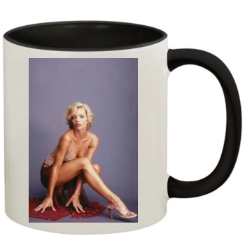 Jaime Pressly 11oz Colored Inner & Handle Mug