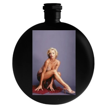 Jaime Pressly Round Flask